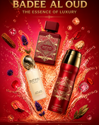 Set Lattafa Bade'e Al Oud Sublime 3 Piese – Eau de Parfum 100 ml, Deodorant Spray 200 ml și Parfum de Păr 50 ml