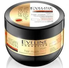 Masca de par 8 in 1 Argan + Keratina, 300 ml, Eveline Cosmetics