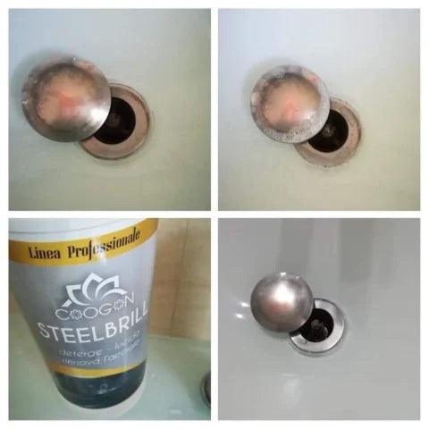 STEELBRILL ROZSDAMENTES ACÉL POLÍROZÓ TISZTÍTÓSZER 750ML